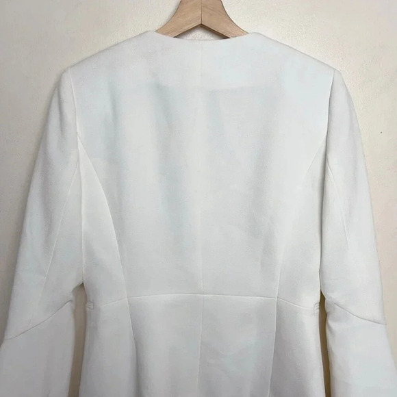 Tahari ASL Womens 4 Bell Sleeve  White Career Blazer - Picture 11 of 15